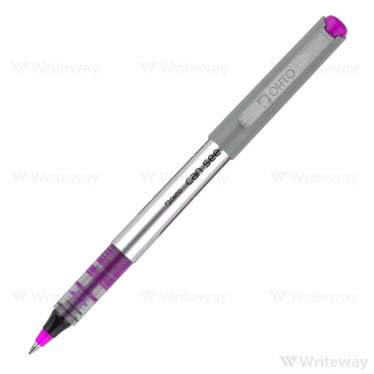 OHTO CAN SEE ROLLER  0.7 mm PINK (PACK OF 12 PENS)