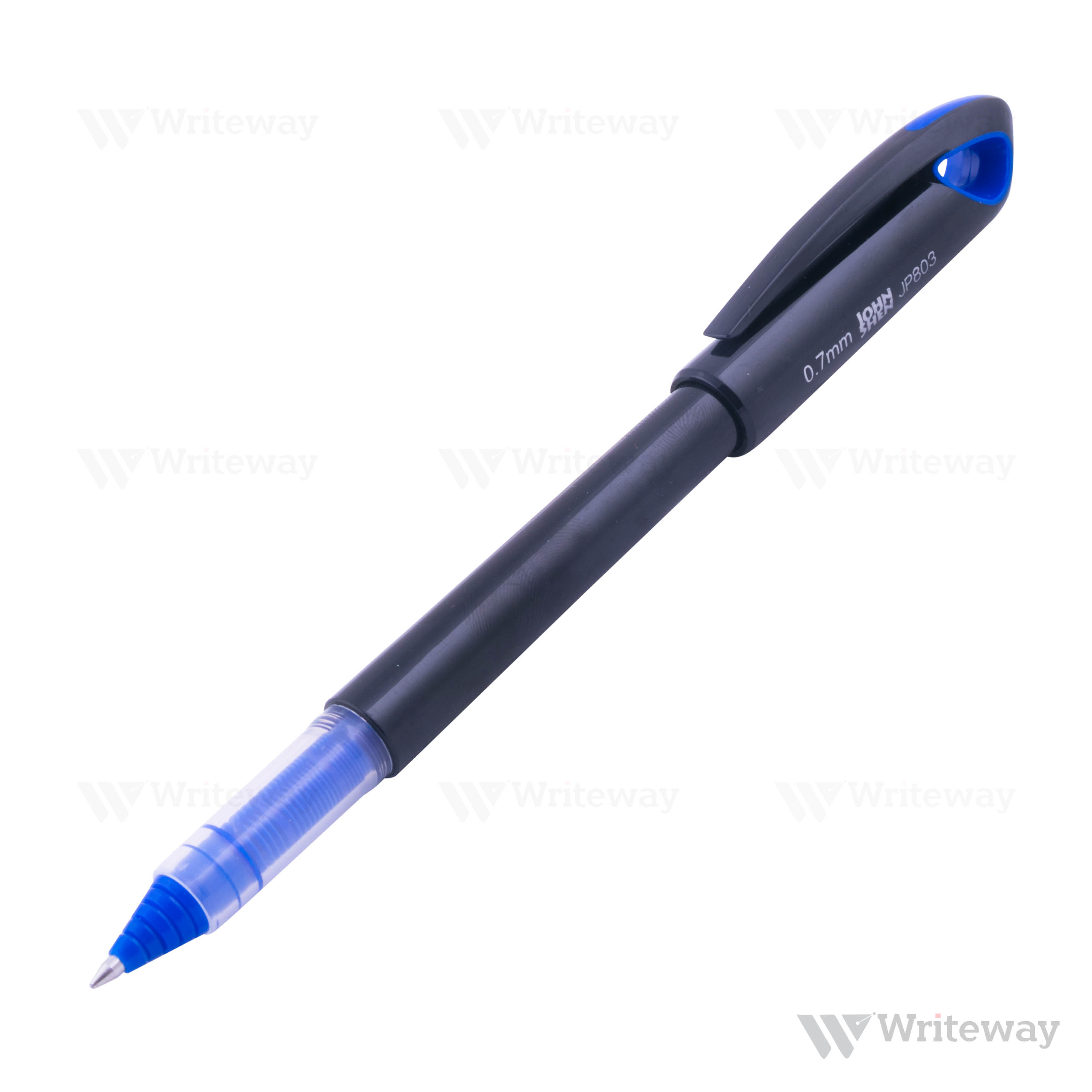 JOHN SHEN FREE INK PEN ROLLER PEN ( PACK OF 10 PEN) BLUE