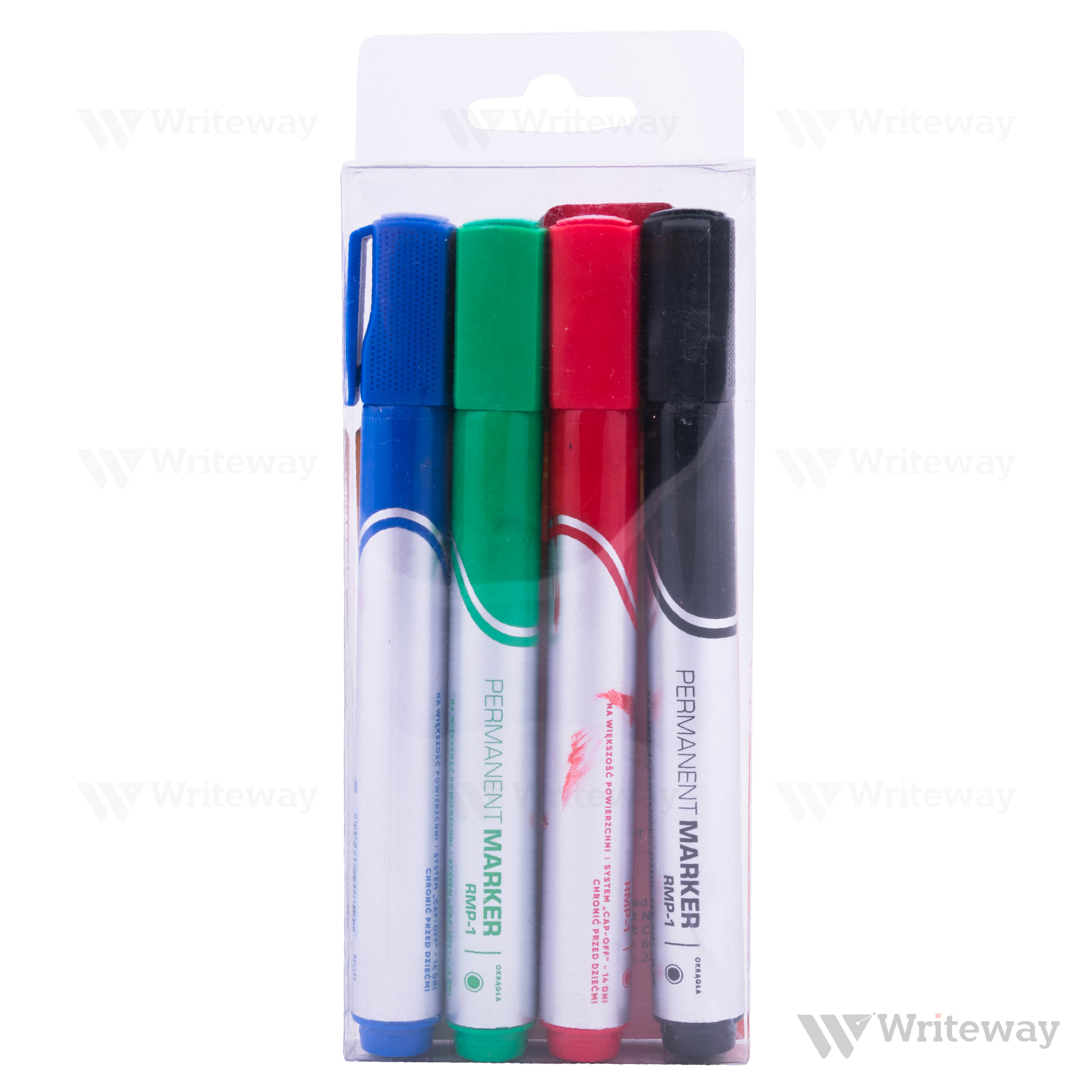 RYSTON PERMANENT MARKER (PACK OF 4PCS)