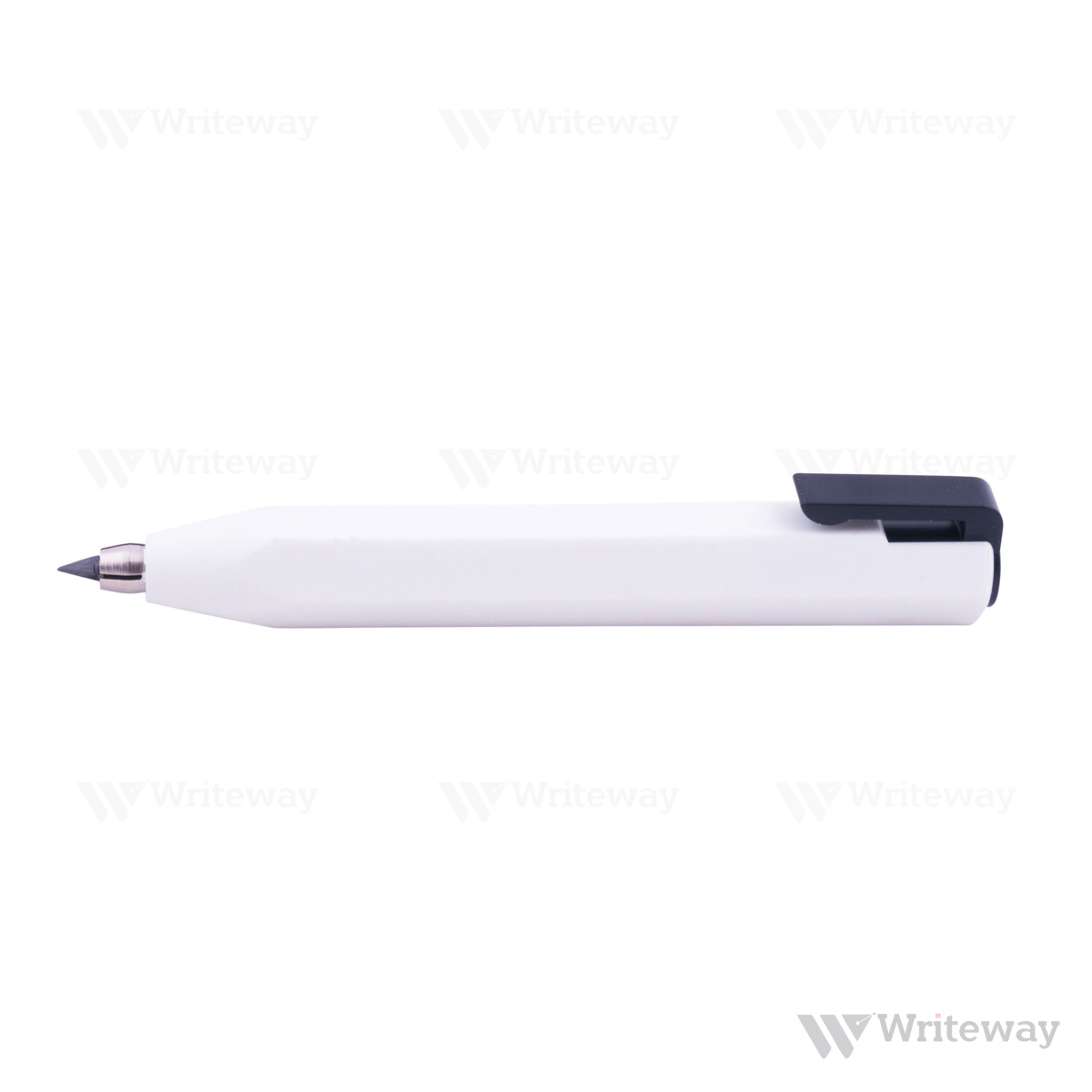 WORTHER SHORTY PENCIL WHITE WITH BLACK CLIP