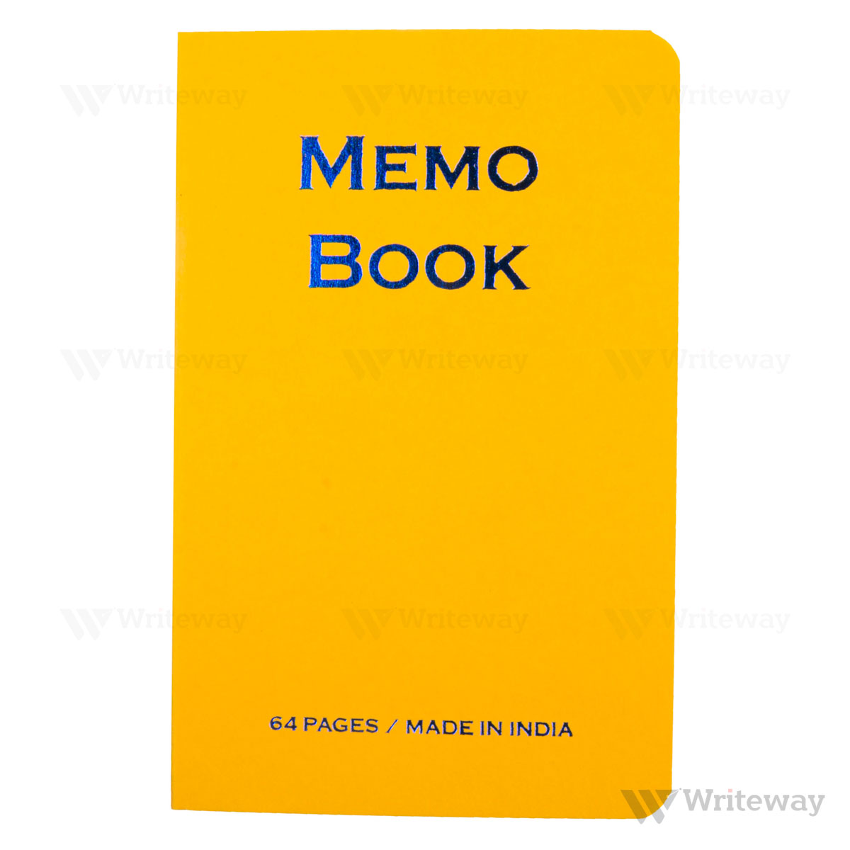 MY PAPERCLIP MEMO BOOK 64 RULED PAGES (PACK OF 3) YELLOW