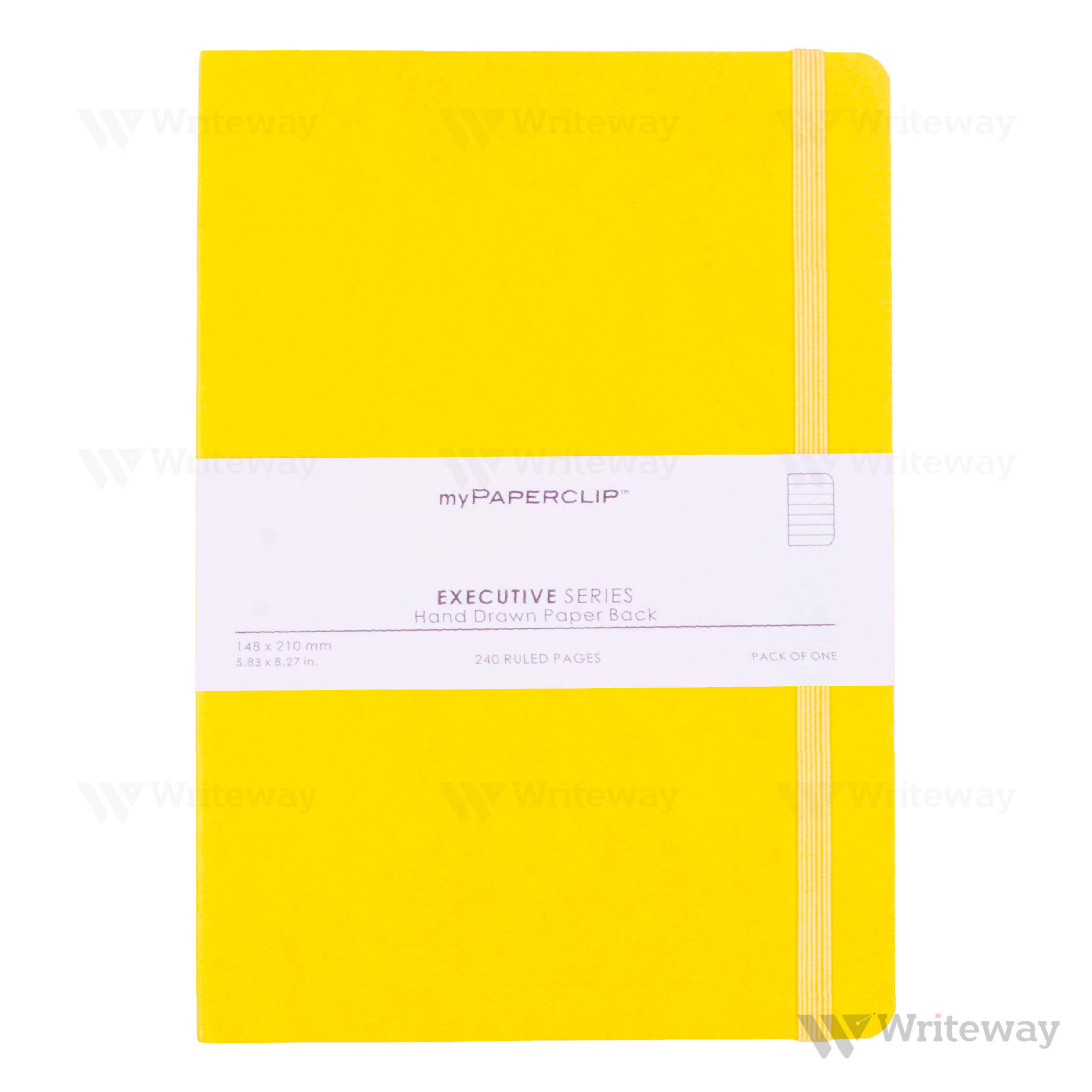 MY PAPERCLIP YELLOW HAND DRAWN BOOK