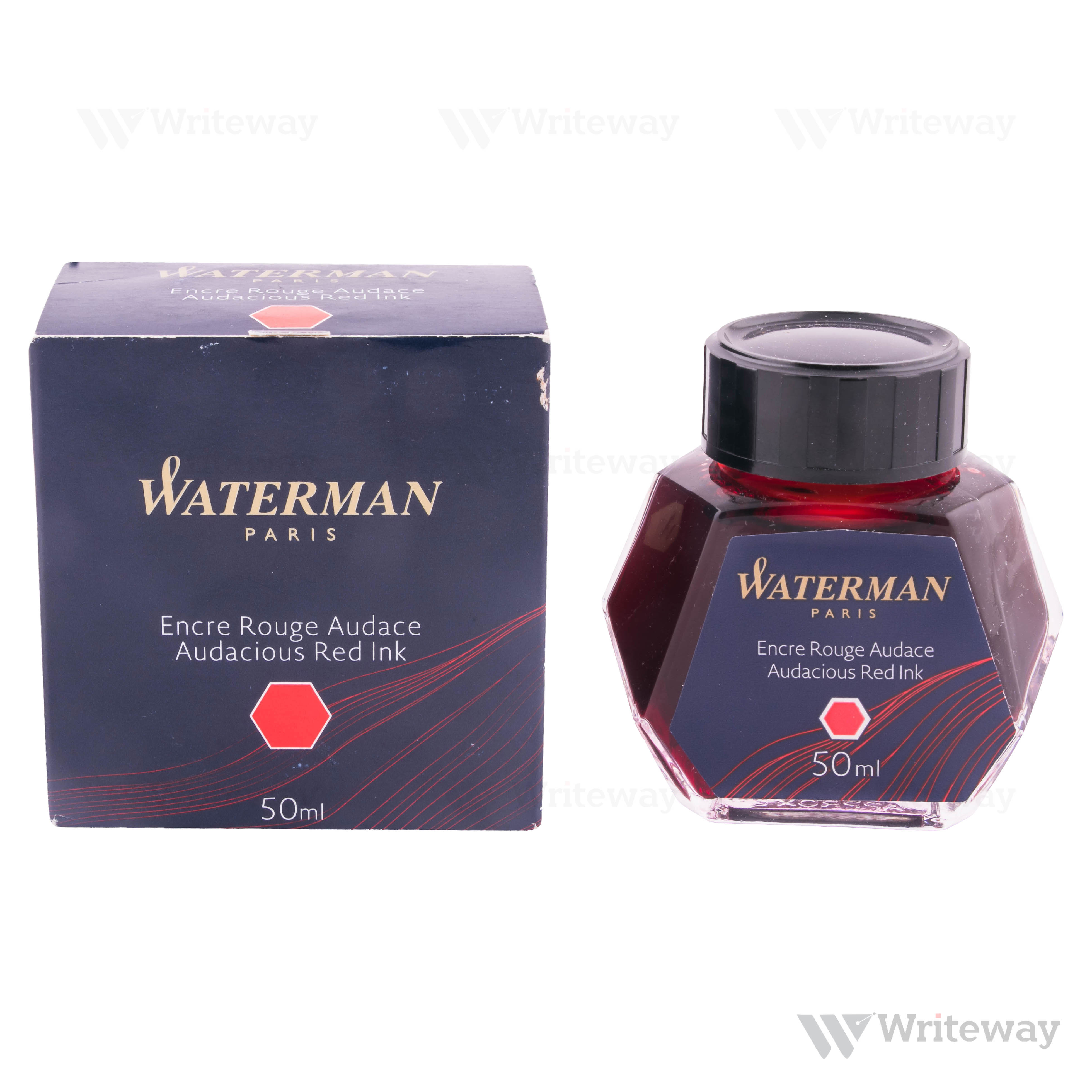 WATERMAN ROUGE AUDANCE AUDACIOUS RED INK POT
