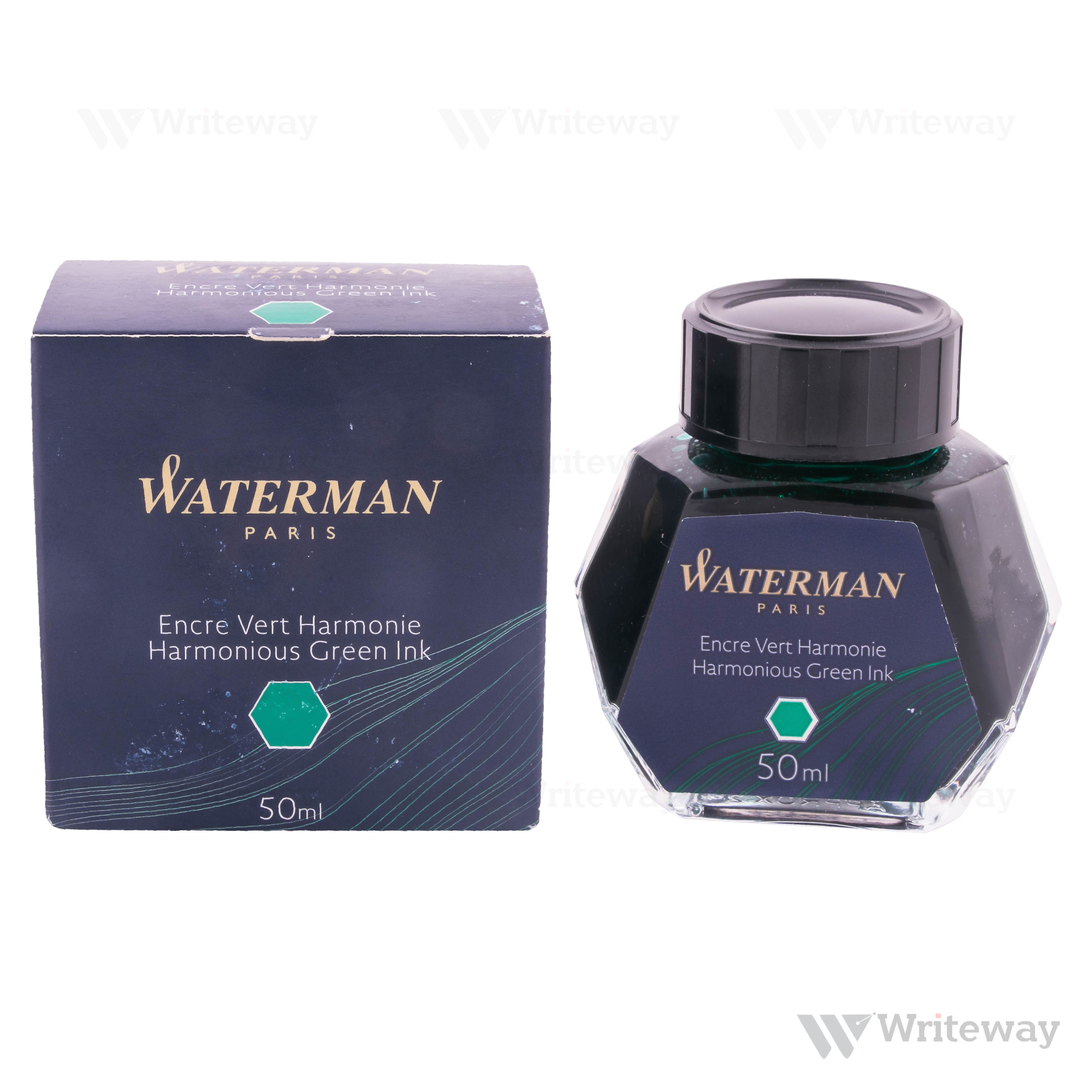 WATERMAN VERT HARMONIE HARMONIOUS GREEN INK POT