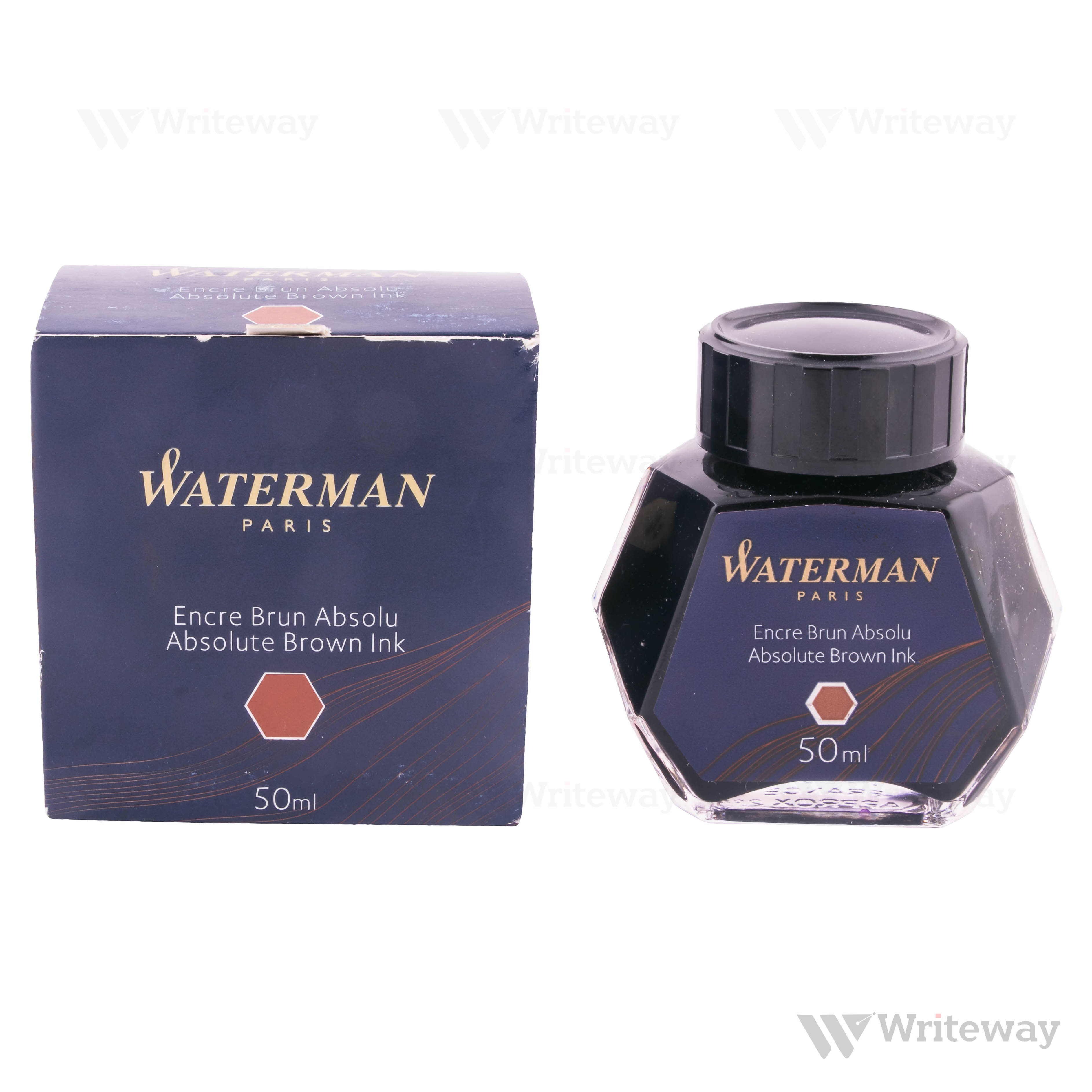 WATERMAN ABSOLU ABSOLUTE BROWN INK POT