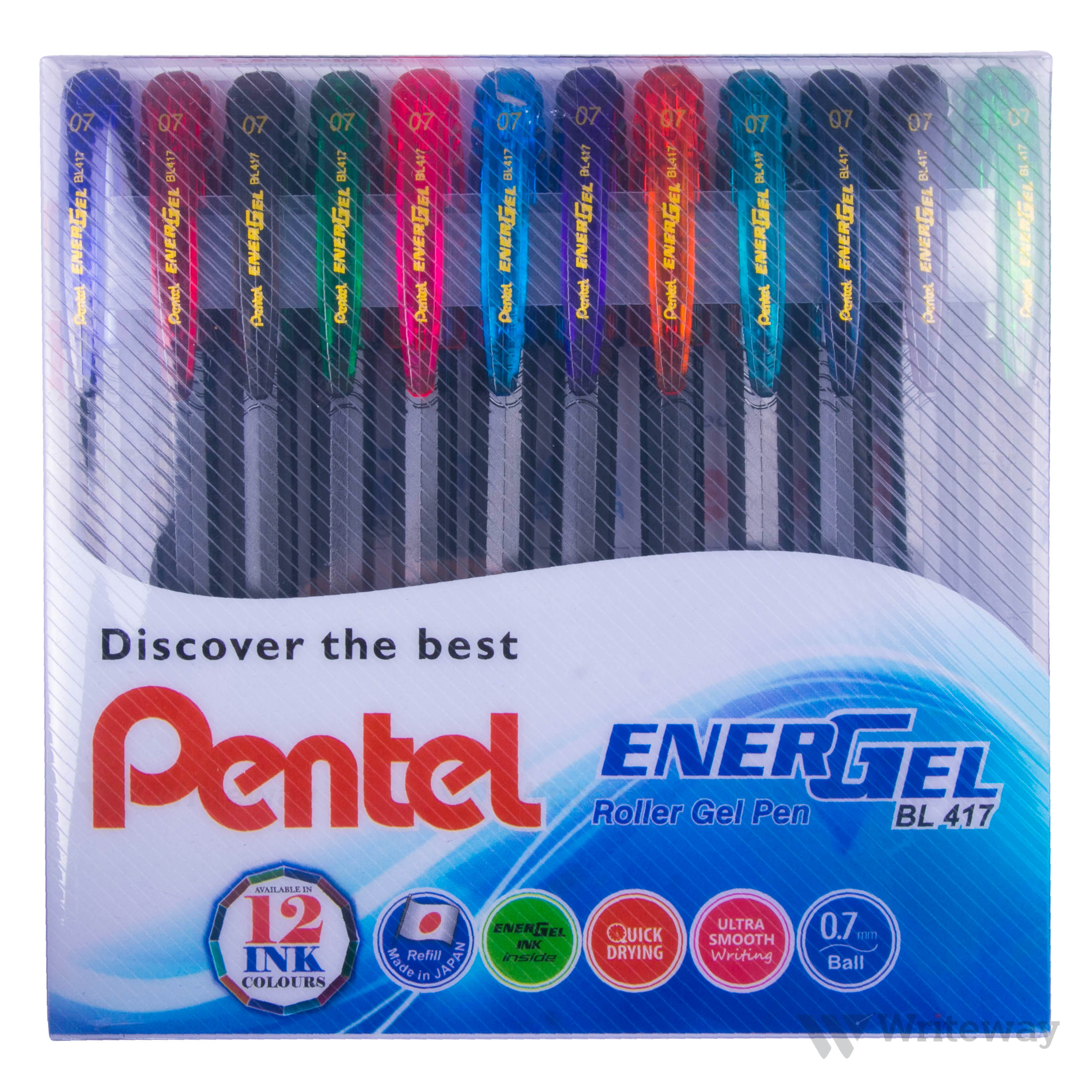 PENTEL ROLLER GEL PEN (PACK OF 12PCS)
