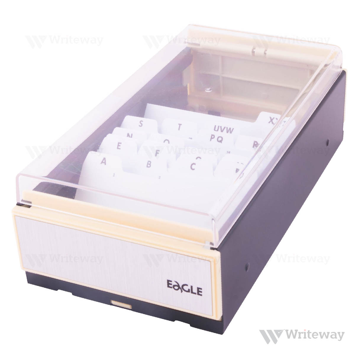 EAGLE BUSINESS CARD BOX BLACK