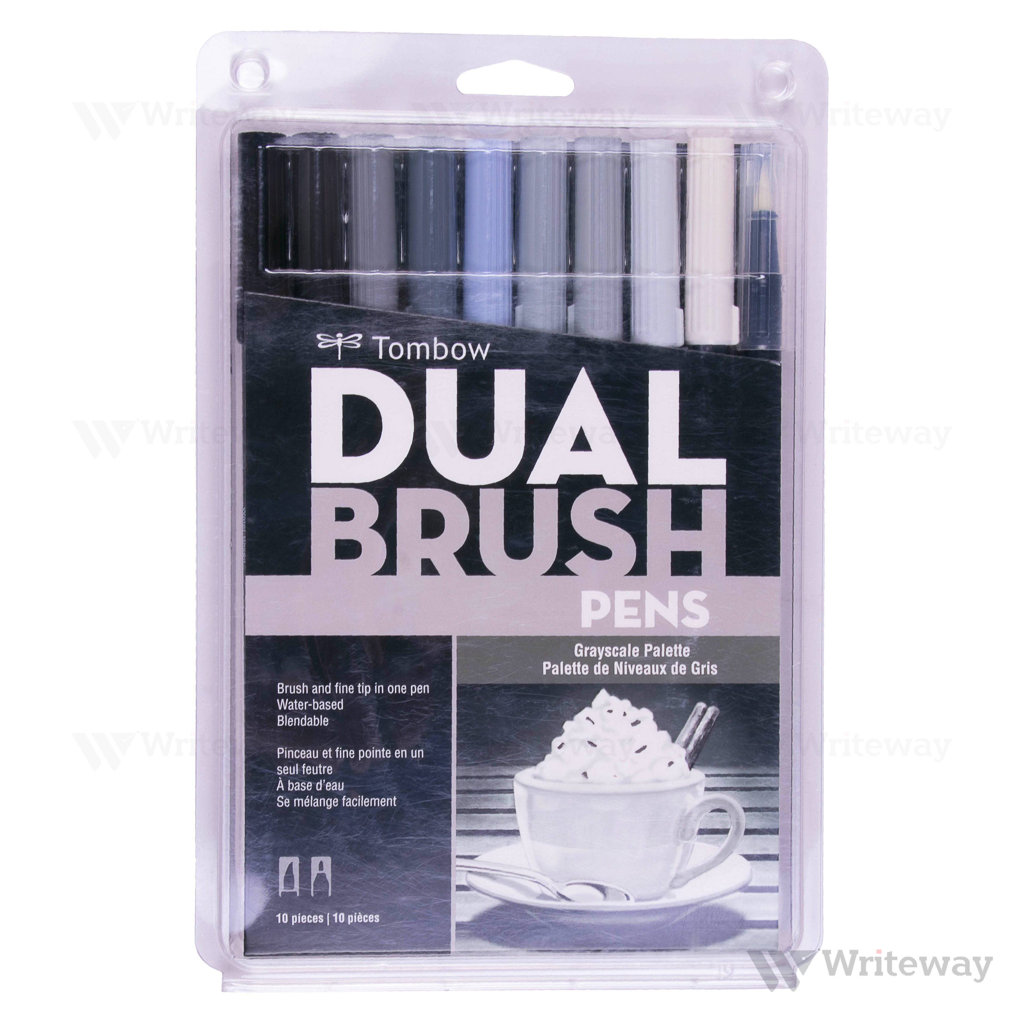 TOMBOW DUAL BRUSH PENS GRAYSCALE