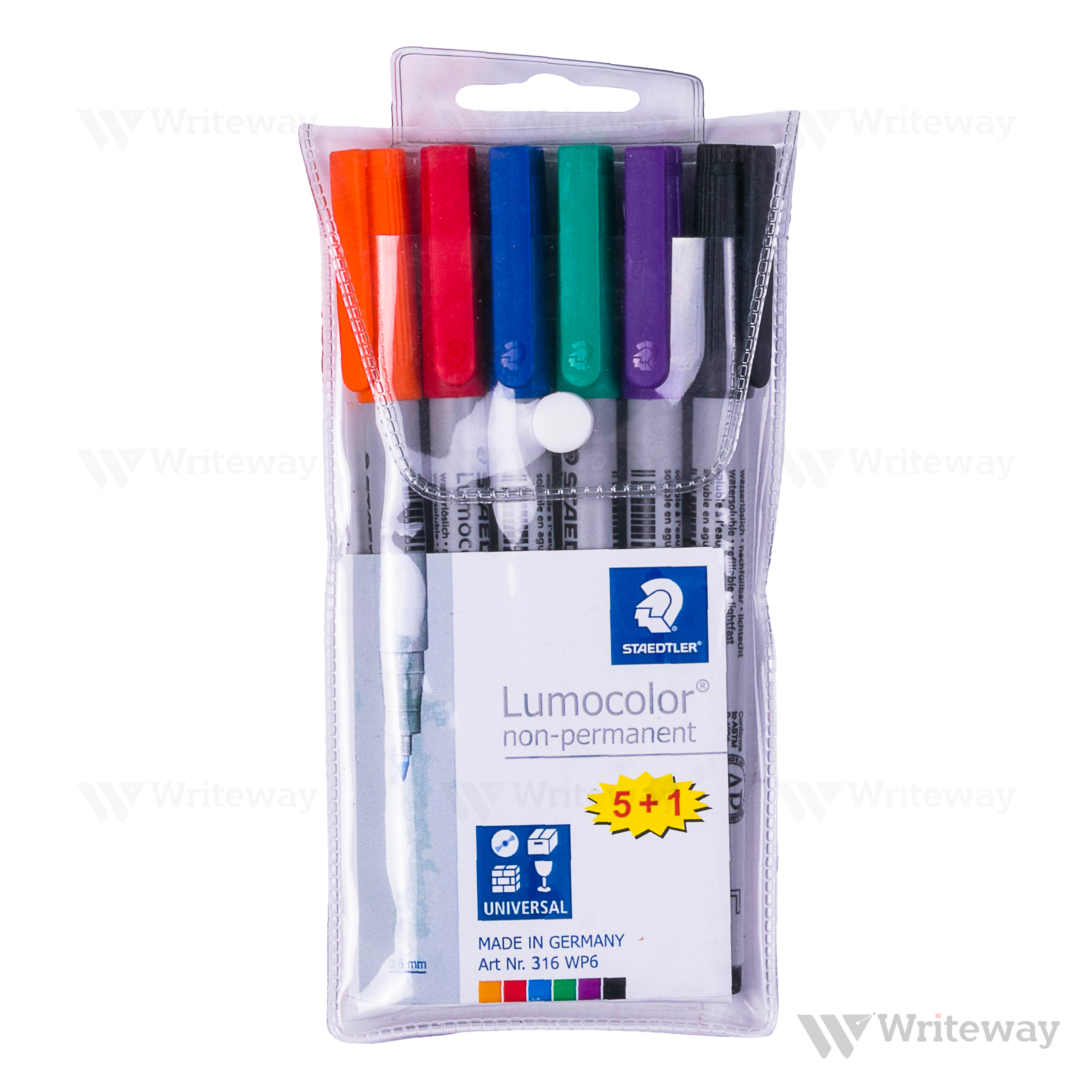 STAEDTLER LUMOCOLOR NON-PERMANENT (PACK OF 8 Pcs)