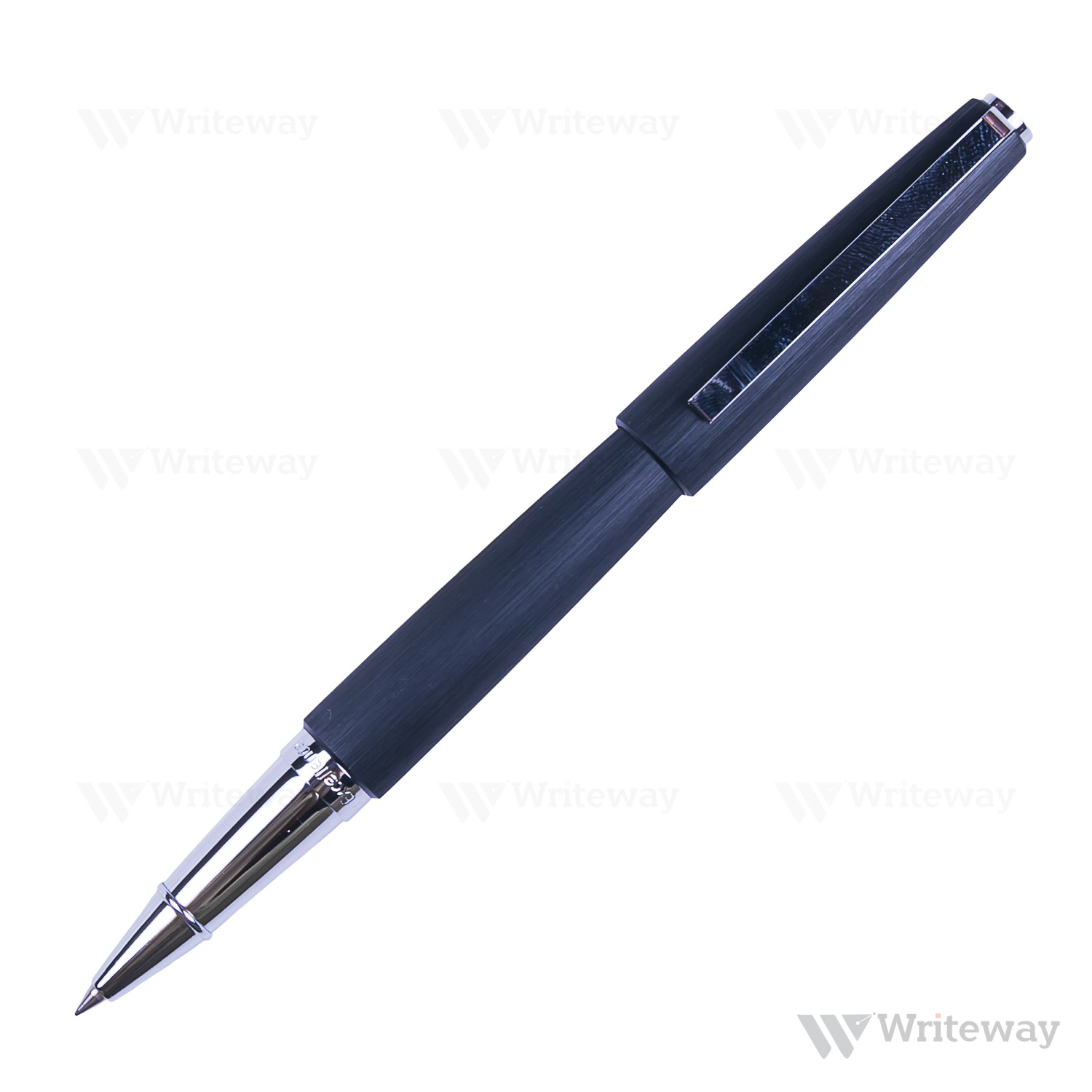 KACO BALANCE BRUSHED ALUMINIUM ROLLER PEN -BLACK