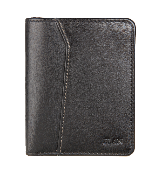 ELAN Executive Card Holder with Top Open-BLACK