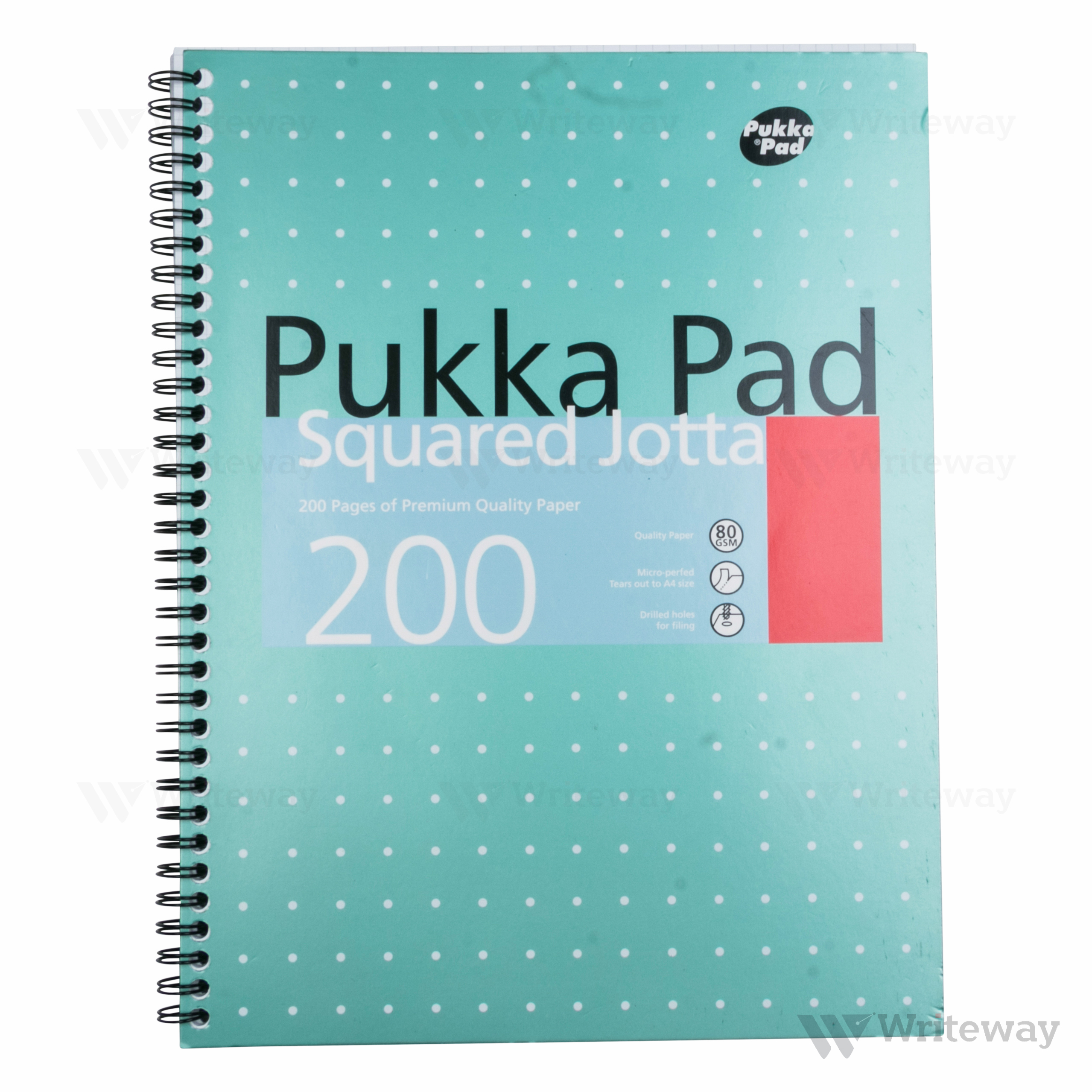 PUKKA PADS SQUARED JOTTA A4 GREEN