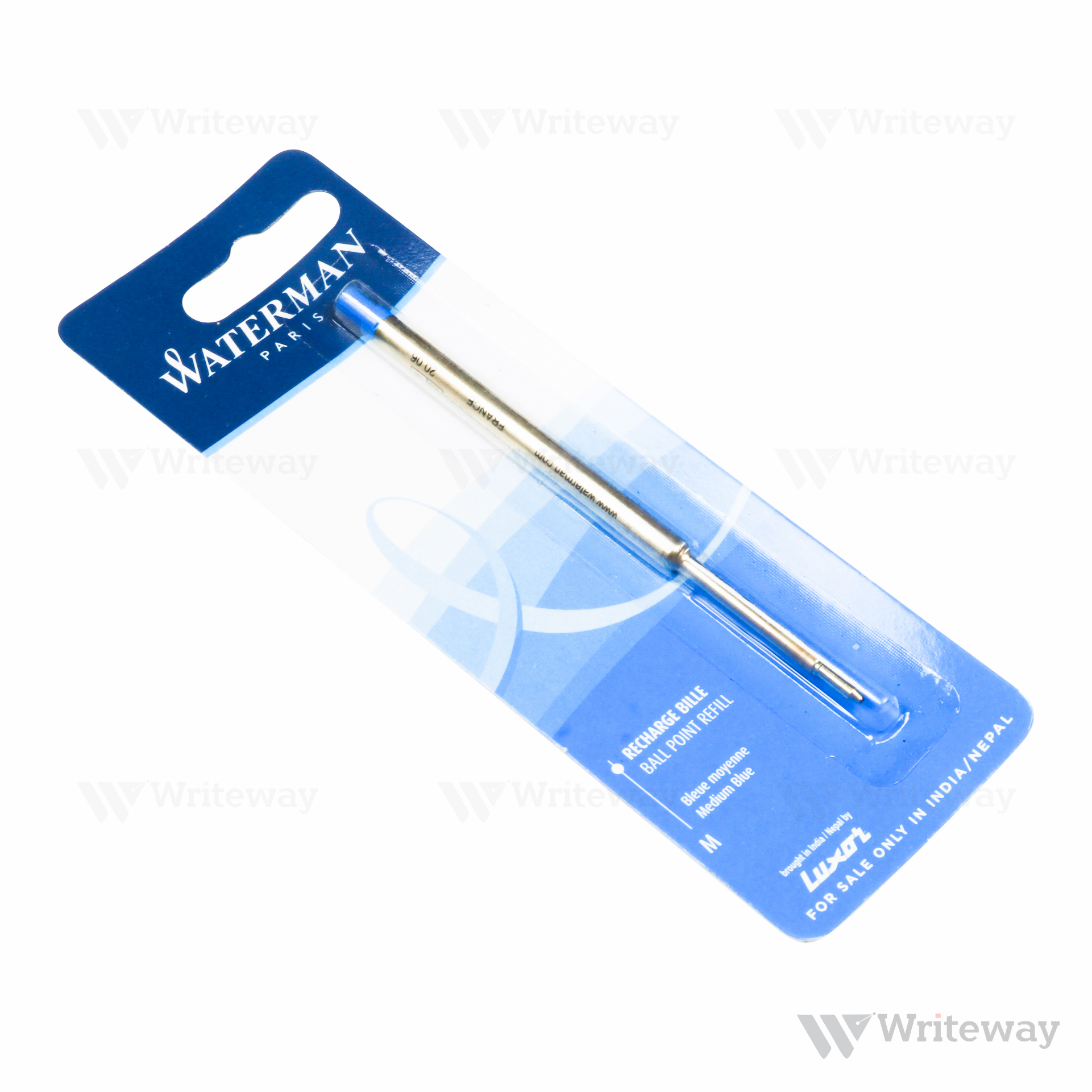 WATERMAN RECHARGE BILLE BALL POINT REFILL BLUE