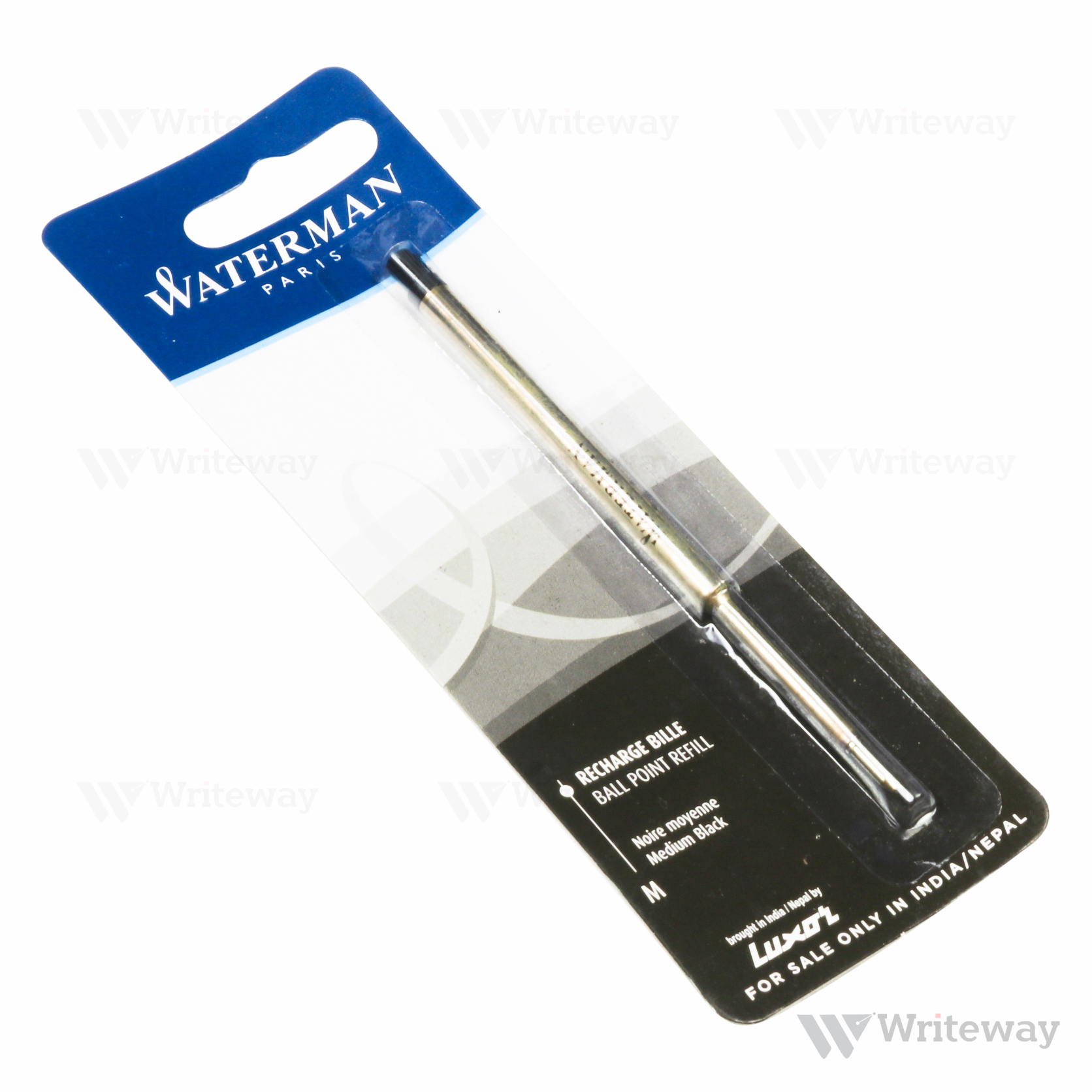 WATERMAN RECHARGE BILLE BALL POINT REFILL BLACK