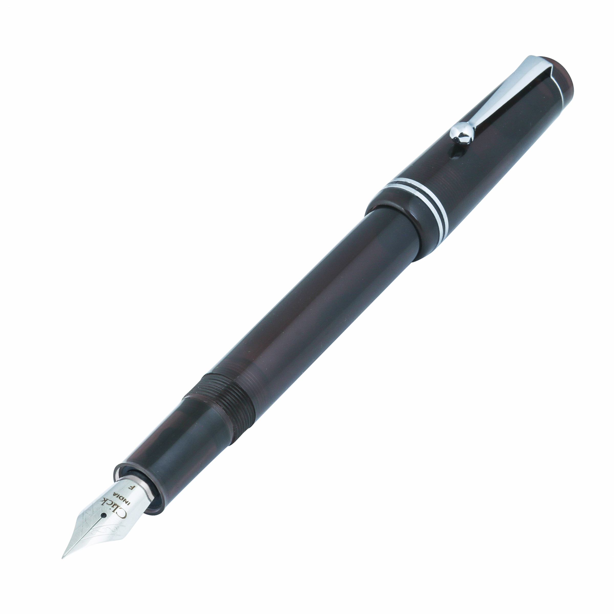 CLICK ARISTOCRAT FOUNTAIN PEN TRANSPARENT BROWN