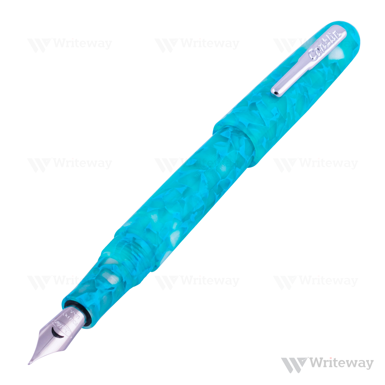 CONKLIN ALL AMERICAN FOUNTAIN PEN TURQUISE SERENITY