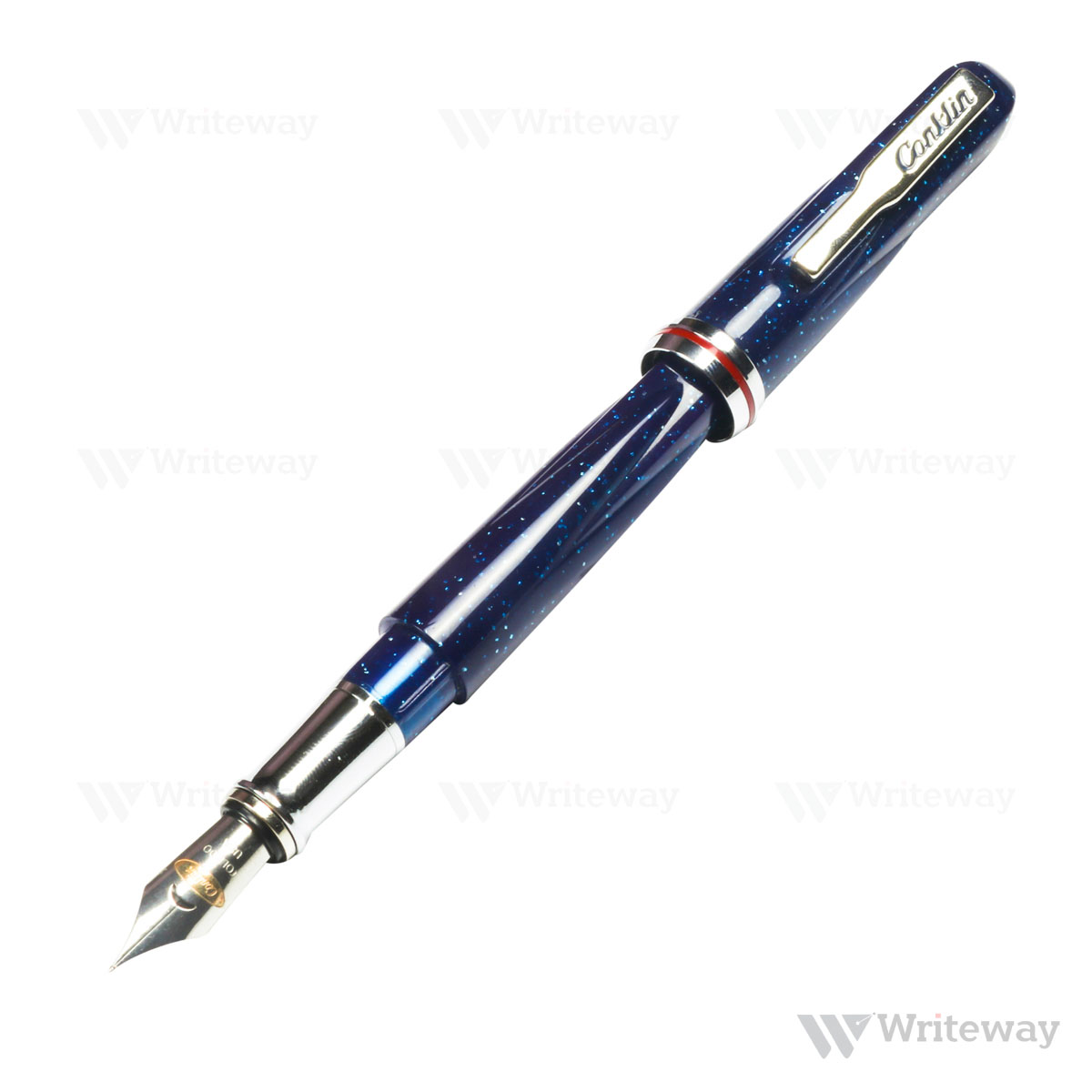 CONKLIN EMPIRE FOUNTAIN PEN STARDUST BLUE 