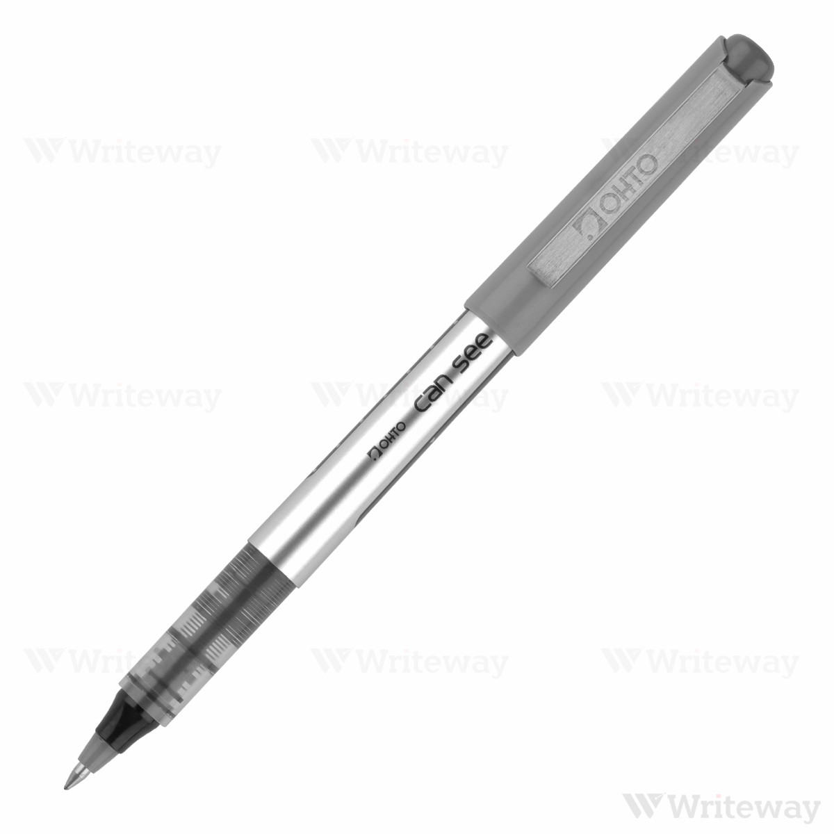 OHTO CAN SEE ROLLER  1.0 mm BLACK PACK OF 12 PENS