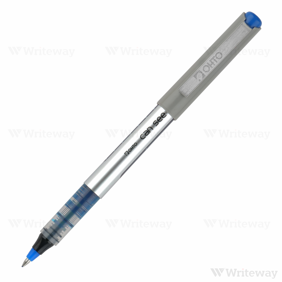 OHTO CAN SEE ROLLER  1.0 mm BLUE PACK OF 12 PENS