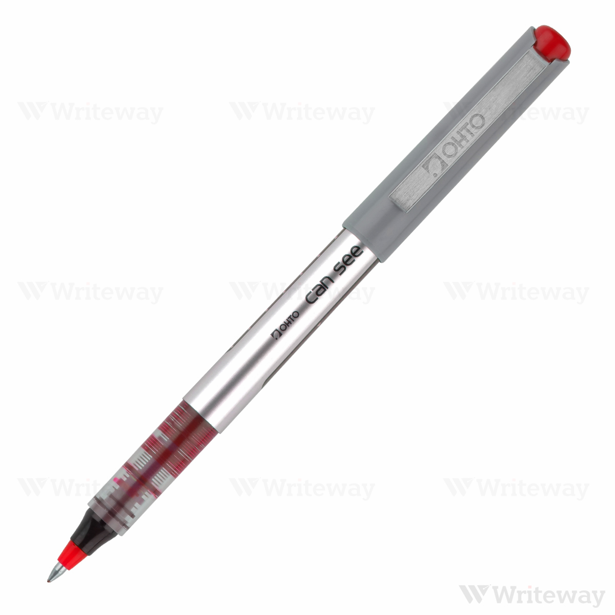 OHTO CAN SEE ROLLER  1.0 mm RED PACK OF 12 PENS