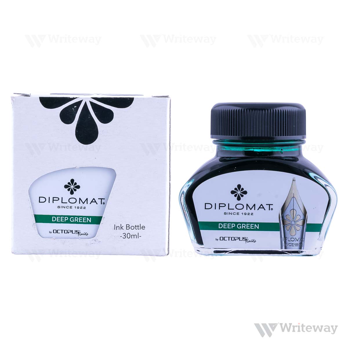 DIPLOMAT OCTOPUS INK POT DEEP GREEN 30 ML