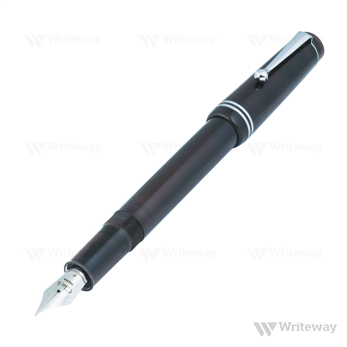 CLICK ARISTOCRAT FOUNTAIN PEN TRANSPARENT BROWN