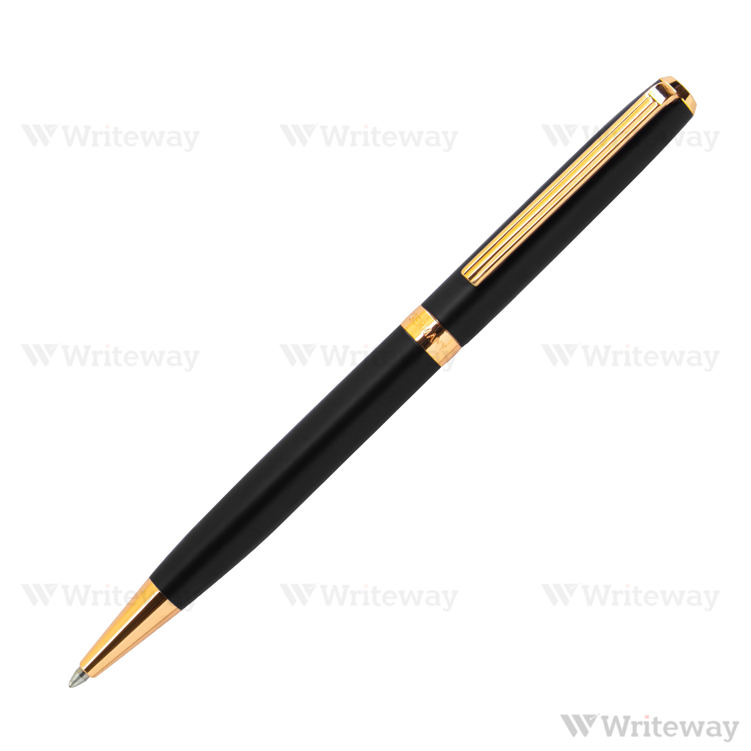 INTELLIO RHEIN BALLPPOIN PEN MATT BLACK & GOLD