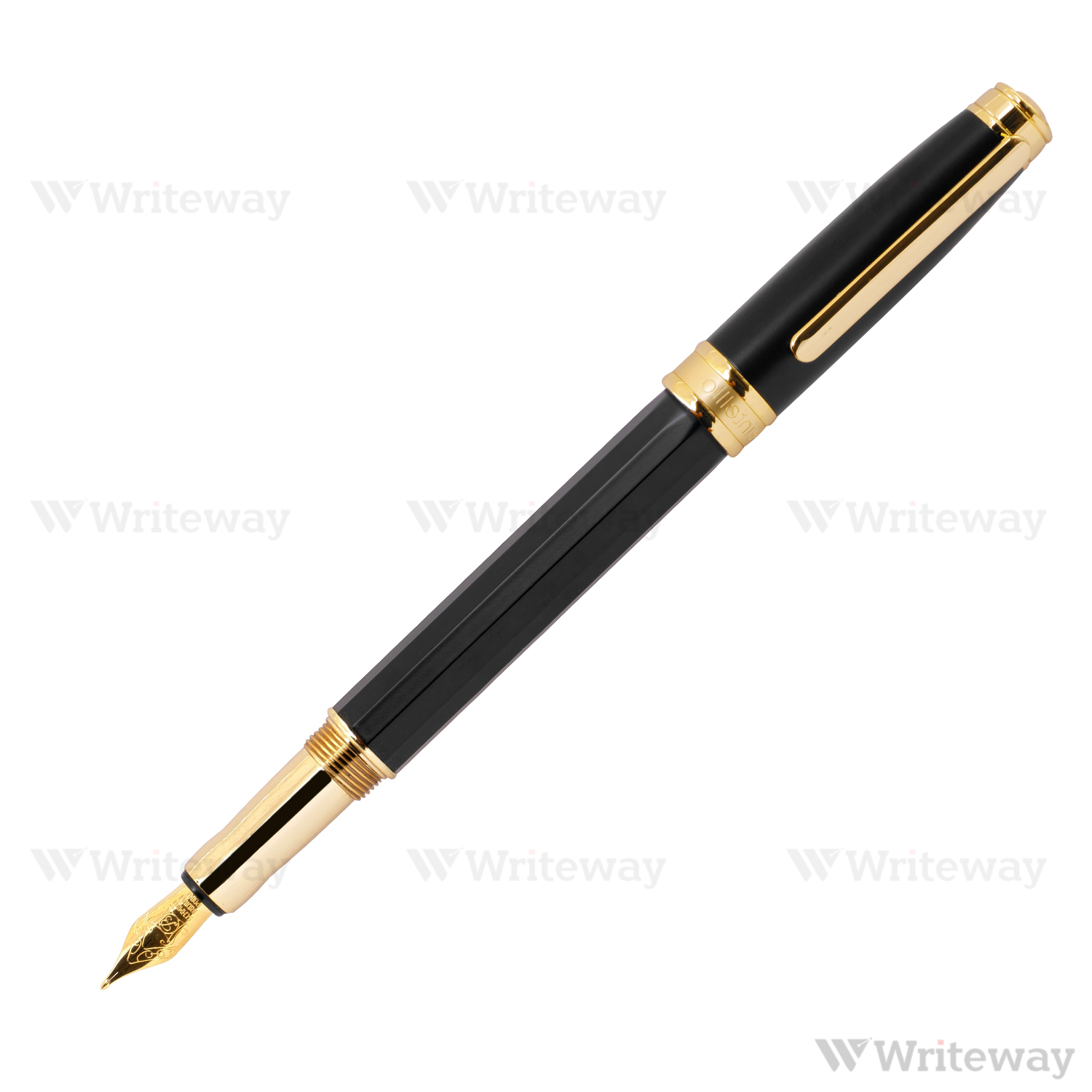 INTELLIO MYSTIQUE FOUNTAIN PEN MATT BLACK & GOLD
