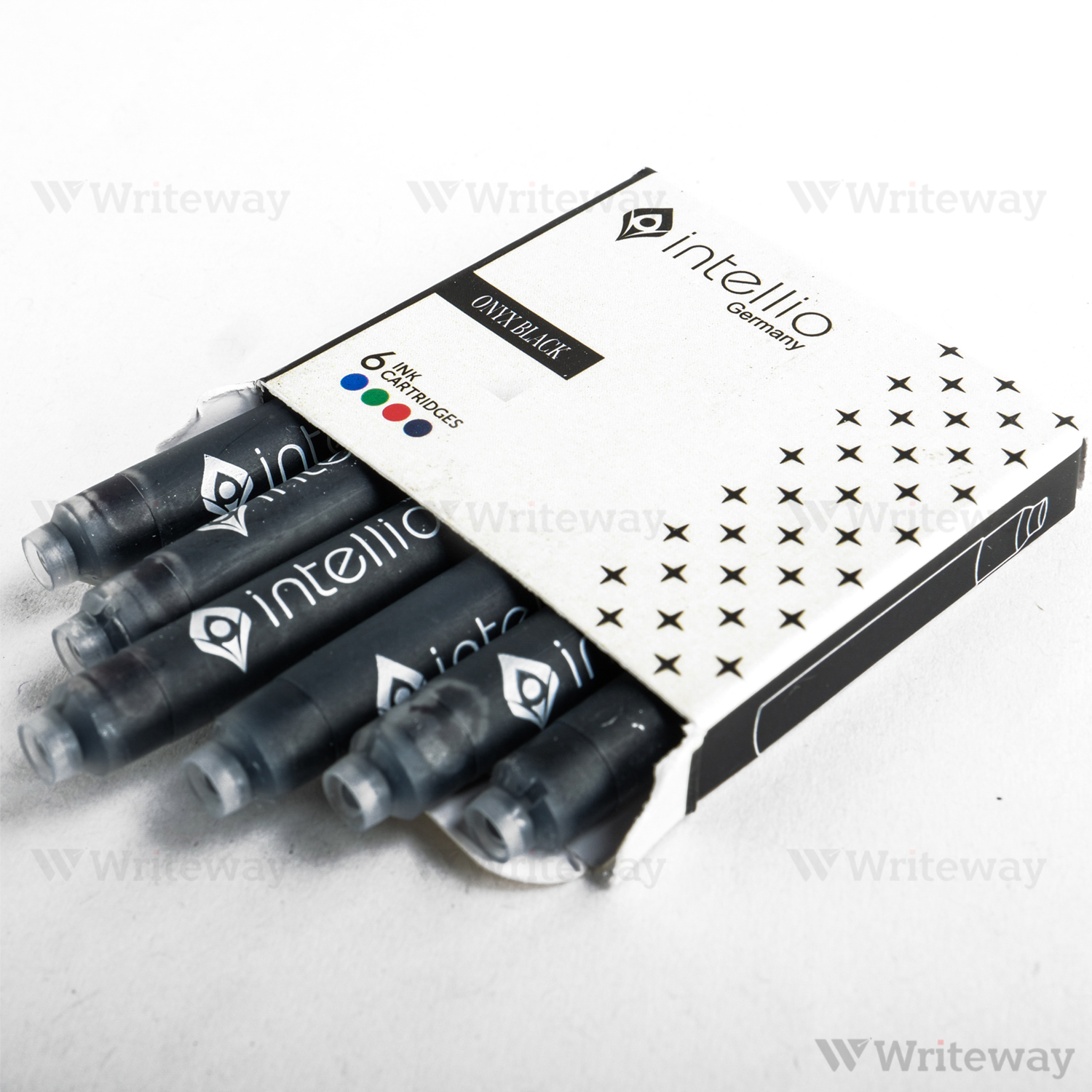 INTELLIO INK CARTRIDGES ONYX BLACK - PACK OF 6