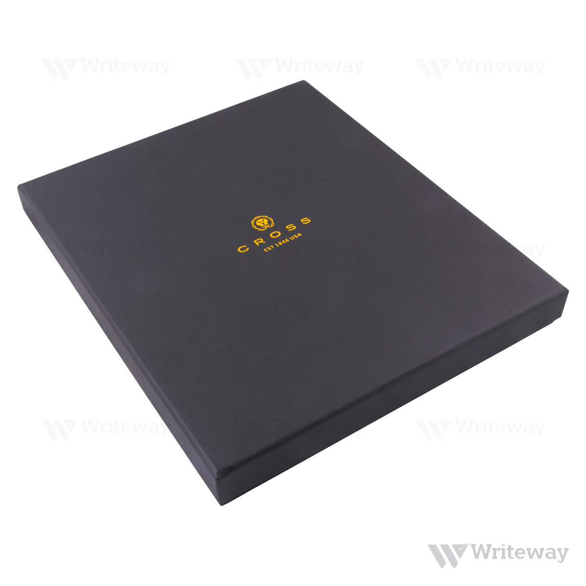 CROSS Calais Satin Chrome Ballpoint Pen with Medium Classic Black Journal