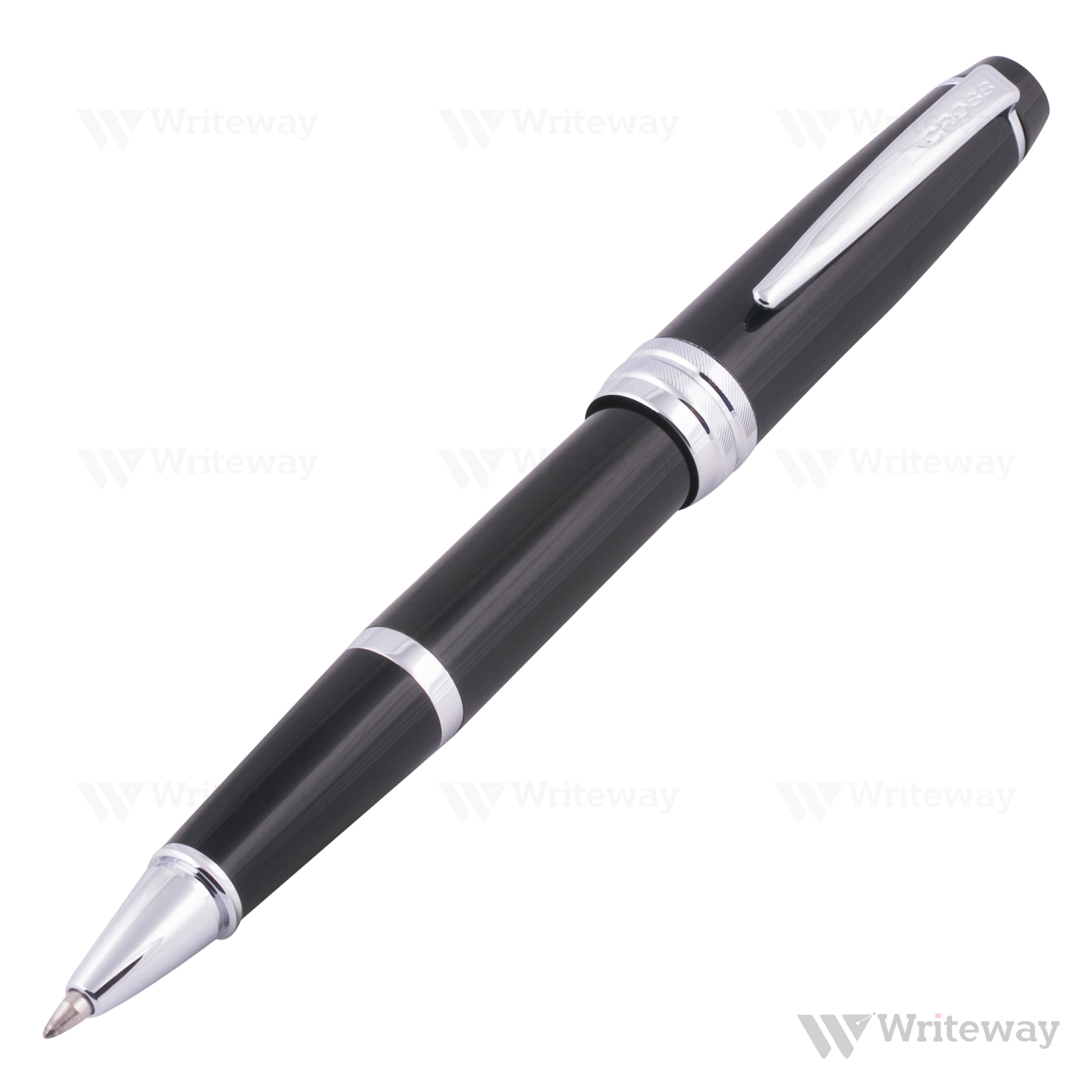 CROSS BAILEY ROLLER BALL PEN BLACK LACQUER