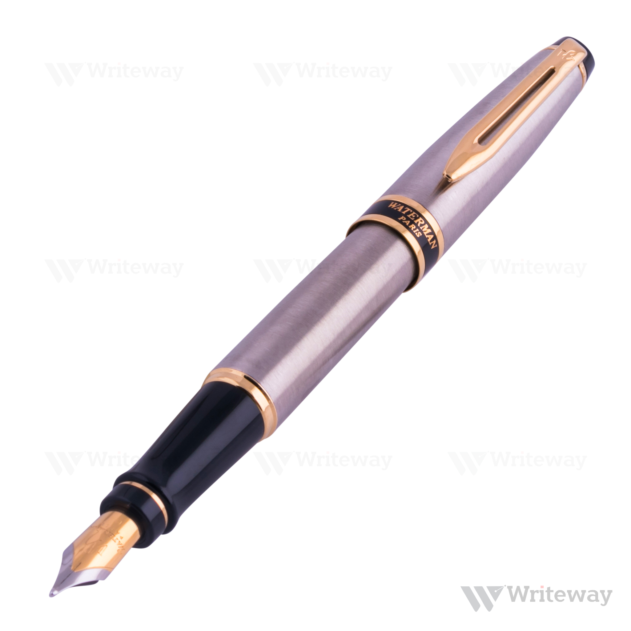 WATERMAN EXPERT FOUNTAIN PEN STAINLESS STEEL