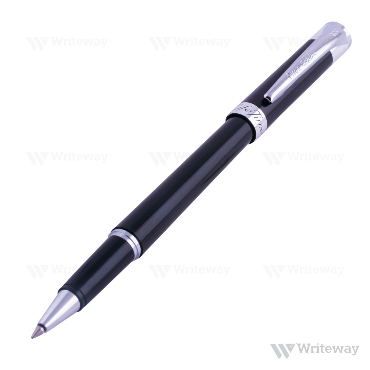 PIERRE CARDIN LIFETIME SET ROLLER PEN & BALL PEN BLACK